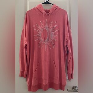•NWT•No Boundaries Mineral Wash Hoodie Dress